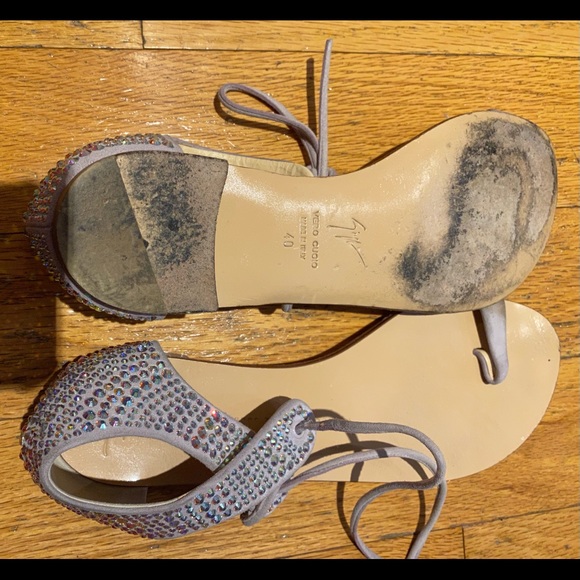 Giuseppe Zanotti rhinestone sandals. - Picture 4 of 10